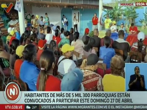Miranda | Comuneros y comuneras invitan al pueblo a participar en la Consulta Popular este 27-A