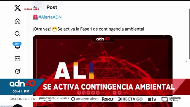 🚨¡Última Hora! Se activa la contingencia ambiental en la Zona Metropolitana del Valle de México