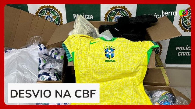 Três pessoas são presas por desvio de R$ 50 mil em materiais esportivos exclusivos da CBF