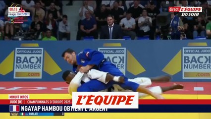 Première médaille européenne pour Ngayap-Hambou - Judo - Championnats d'Europe (H)
