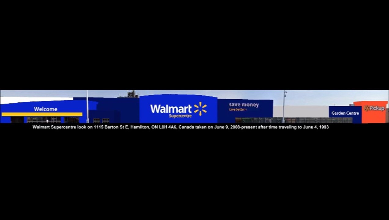 how Walmart Supercentre will look like on 1115 Barton St E, Hamilton, ON L8H 4A6, Canada when time travel gets invented
