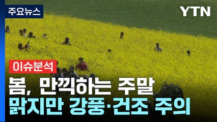 [날씨] 봄, 만끽하는 주말...전국 강풍·동쪽 건조주의보 / YTN