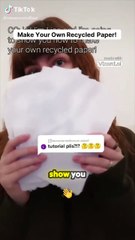 Make Your Own Recycled Paper!