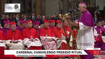En video: así fue el rito de cierre del féretro del papa Francisco
