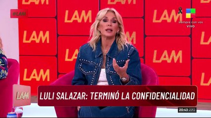 LUCIANA SALAZAR LIQUIDÓ A MARTÍN REDRADO: "Lo que hace este hombre es una payasada"