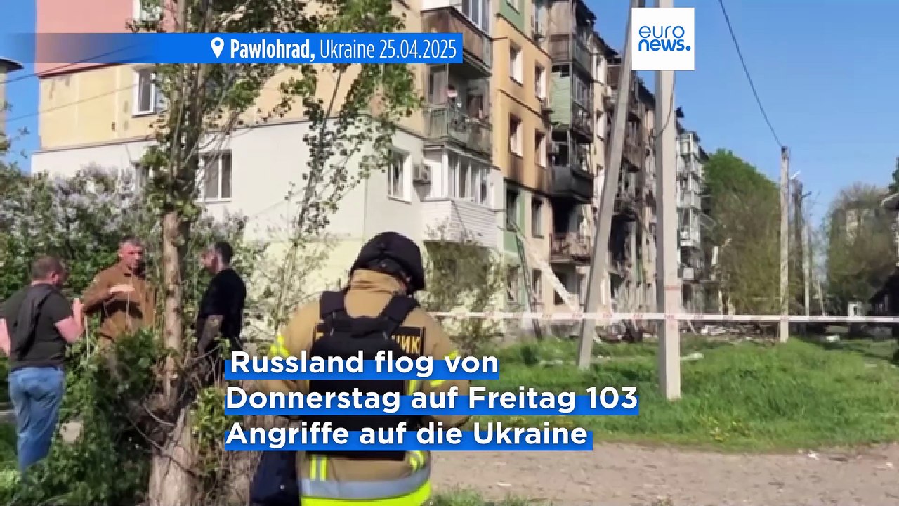 Zerstörung in der Region Dnipropetrowsk: Russland greift Pawlohrad an