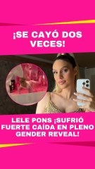 Lele Pons sufre preocupante caída en fiesta junto a Guaynaa, el padre de la beba