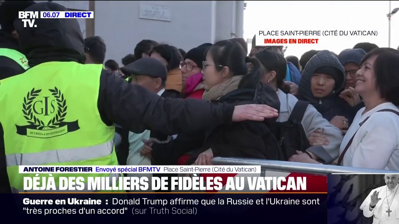 Funérailles du pape: confusion et bousculades aux abords de la basilique Saint-Pierre de Rome
