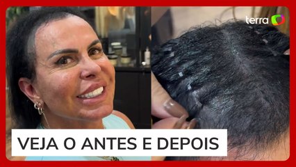 Gretchen mostra manutenção capilar antes de entrar em reality: 'Tem que aguentar três meses'