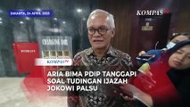 Aria Bima PDIP: Jangan Tuntut Jokowi Buktikan Ijazah Aslinya