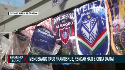 [FULL] Kenangan Paus Fransiskus: 'Sepatu Tua' yang Menyentuh Hati Warga Buenos Aires