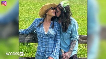 Billy Ray Cyrus & Elizabeth Hurley Seem To Confirm Romance w_Kiss