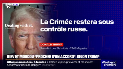 "La Crimée restera sous contrôle Russe" : Donald Trump annonce un plan de paix jugé défavorable aux Ukrainiens