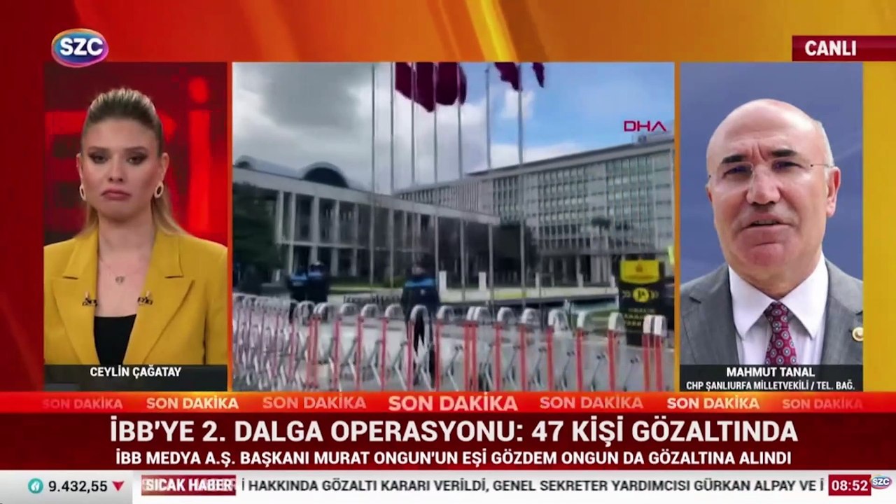 İBB'ye 2. dalga operasyonu: 47 kişi gözaltında! Mahmut Tanal SÖZCÜ TV'de