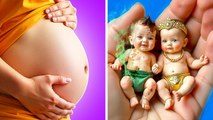 Astuces de grossesse : riche vs fauchée ! 10 ans plus tard… La nounou vs l'enfant méchant commence !