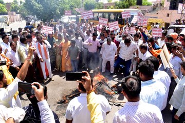 पहलगाम की आतंकी घटना के खिलाफ नागौर के लोगों में दिखा आक्रोश