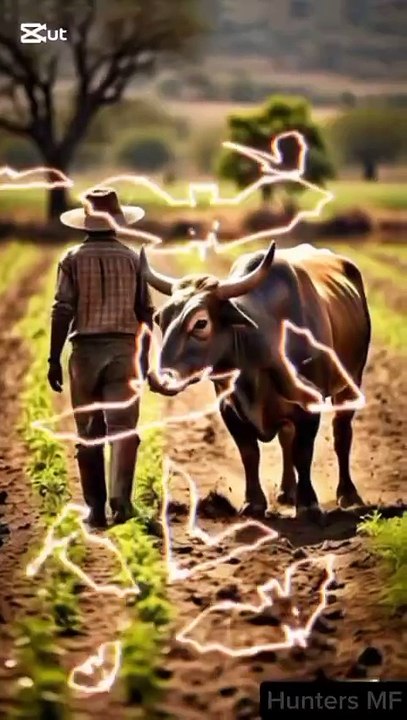 "The Bull's Silent Struggle"/"When Strength Meets Suffering"/Not just a beast of burden cover