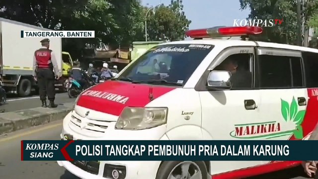 Pelaku Pembuang Jenazah dalam Karung di Tangerang Ditangkap! Motif karena Cekcok Kerja