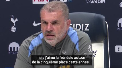 Tottenham - Postecoglou : "Pourquoi est-ce un tel désastre de finir 5e ?"