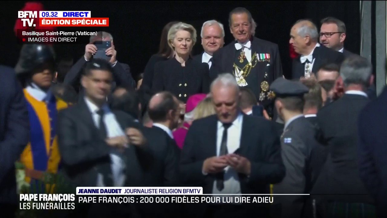 Obsèques du pape François: Ursula von der Leyen est arrivée à la basilique Saint-Pierre