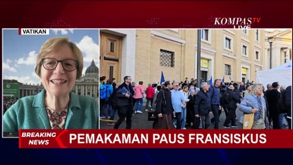 [FULL] Cerita Valeria Martano: Situasi Jelang Pemakaman di Vatikan-Sosok 'Kasih' Paus Fransiskus