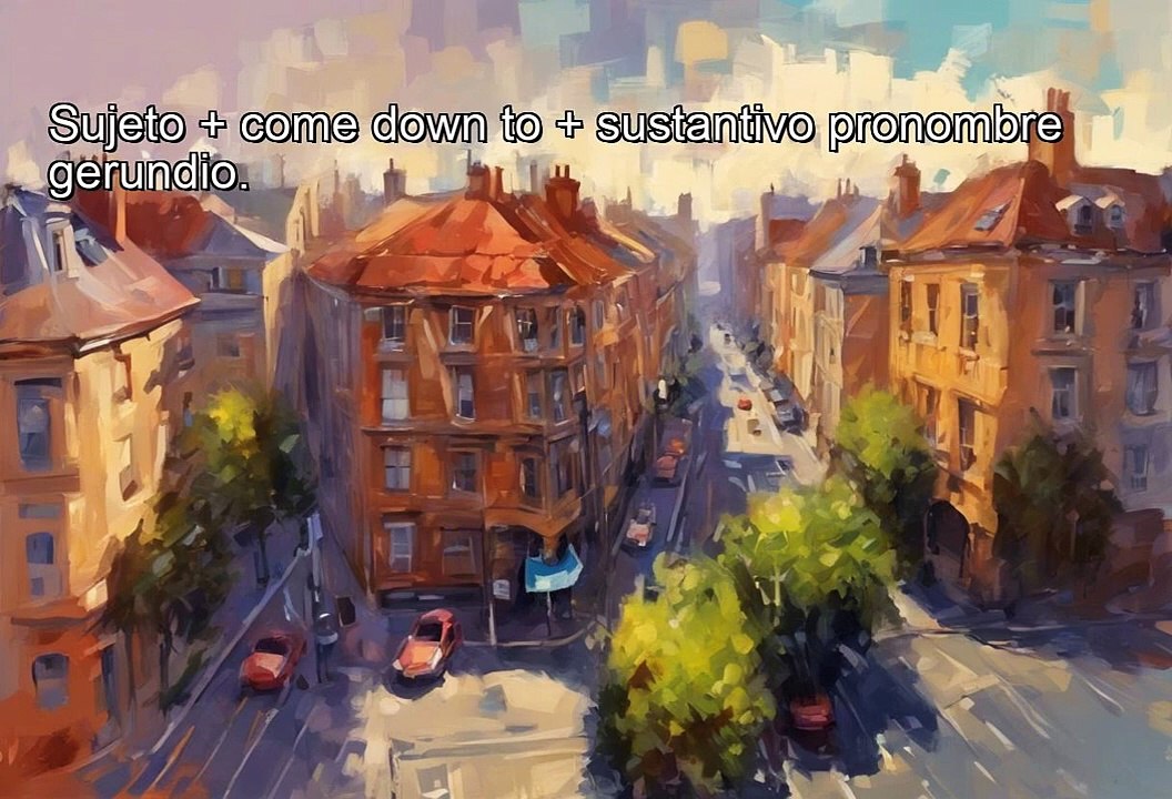 Phrasal Verbs - Come Down To