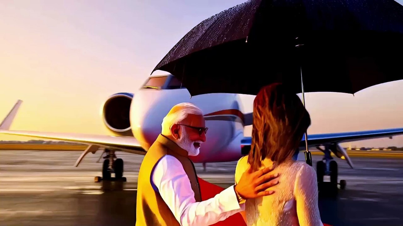“Rain or Shine, Modi Meloni ❤️ Fly High Together ✈️🌧️” #modiji #meloni #terror #kashmiri #viralvideo