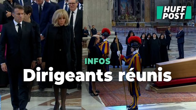 Macron, Trump, Zelensky... Les images des dirigeants aux funérailles du pape François