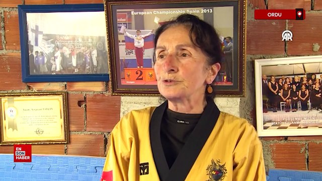 Ordu'da tekvandonun Süper Babaannesi'nin yeni hedefi dünya şampiyonluğu