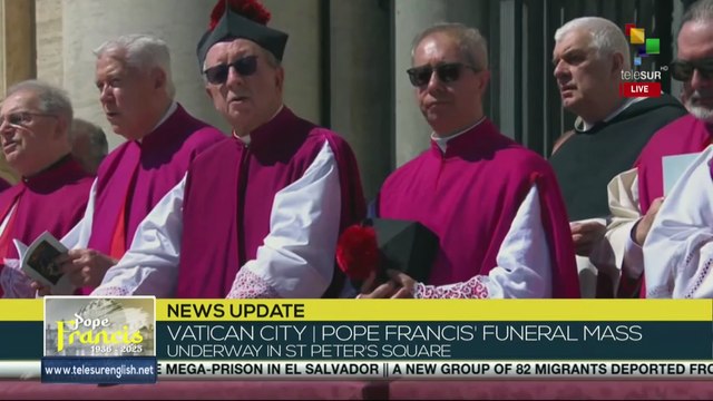 Vatican City | Eucharist liturgy and prayers take place at Pope Francis’ funeral mass