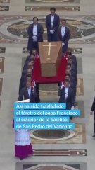 Así ha salido el féretro del papa Francisco a San Pedro