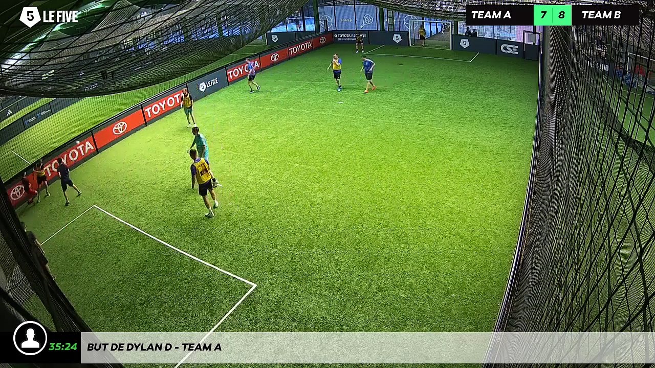 But de Dylan D - Team A