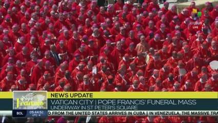 Vatican City | Final blessing and prayers are dedicated to Pope's coffin