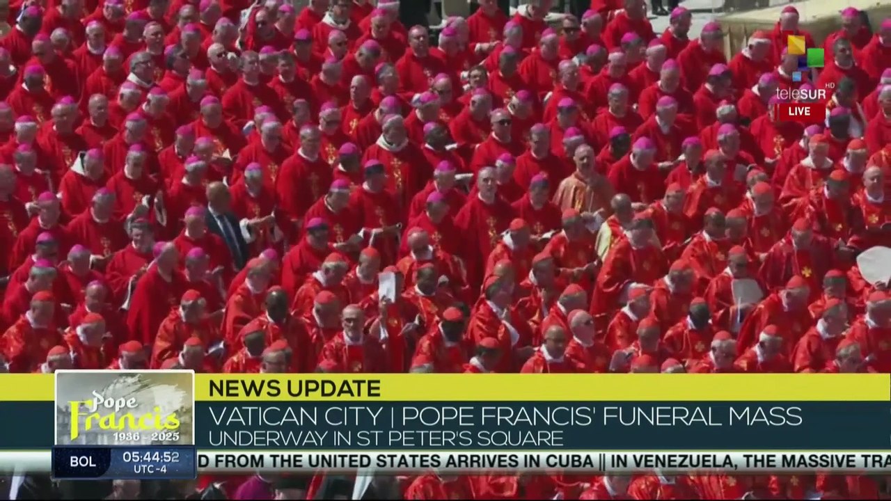 Vatican City | Final blessing and prayers are dedicated to Pope's coffin