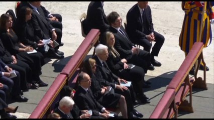 Leader del mondo a funerali Papa: Mattarella in prima fila con Milei