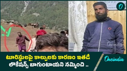 Pahalgam terror attack  టూరిస్టులపై కాల్పులకు కారణం ఇతడే | Oneindia Telugu