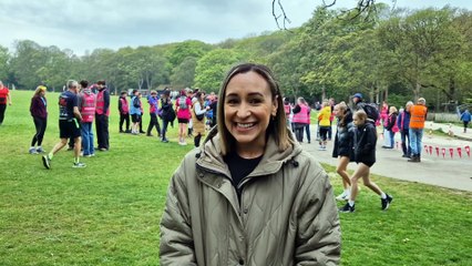 Jessica Ennis-Hill at Endcliffe Parkrun