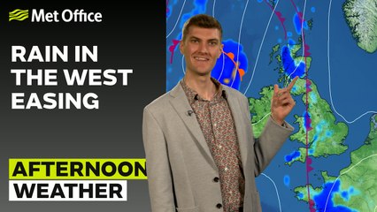 Met Office Saturday afternoon weather forecast 26/04/2025 - Mostly grey with some showers
