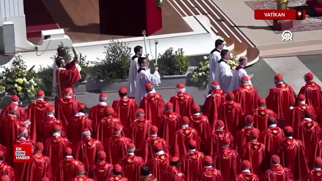 Vatikan'da Papa Franciscus'un cenaze töreni