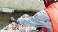 How to install ceramic floor tiles professionally – from start to finish!#tiles #ceramic