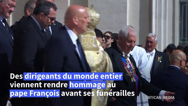 Des dirigeants du monde entier arrivent pour les funérailles du pape François