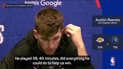 Lakers wish better health for Doncic after Game 3 loss