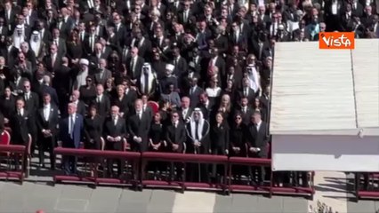 I leader mondiali a Roma per il Pontefice: Zelensky, Trump e Macron in prima fila