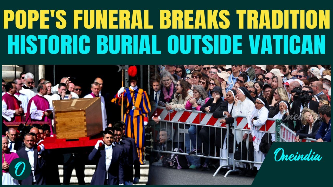 Pope Francis Breaks 100-Year Tradition: Coffin Arrives at St. Maria for Burial Outside Vatican Walls