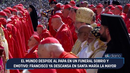 El mundo despide al Papa en un funeral sobrio y emotivo: Francisco ya descansa en Santa María la Mayor
