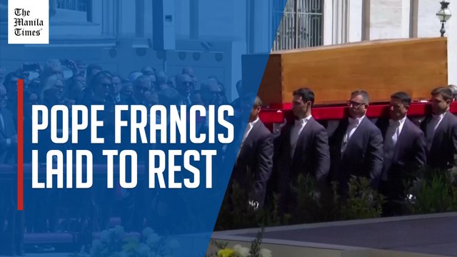 Pope Francis' funeral service draws to a close