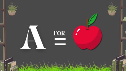 Phonics Song with TWO Words - A For Apple - ABC Alphabet Songs with Sounds for Children