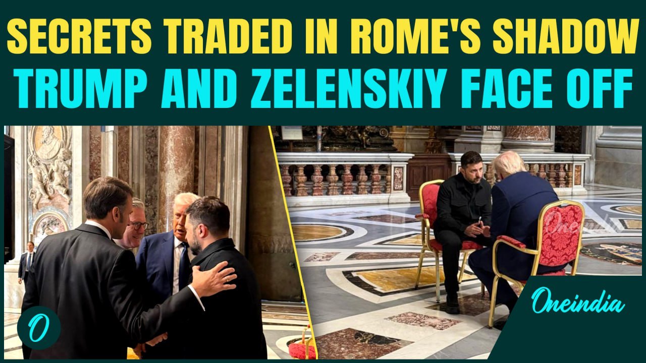 WATCH: Trump, Zelenskiy Hold 'Very Productive' Rome Talks Amid Peace Push At Pope Francis’ Funeral