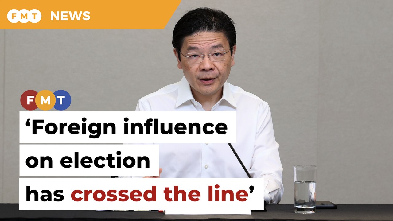 Foreigners trying to influence election have crossed the line, says S’pore PM
