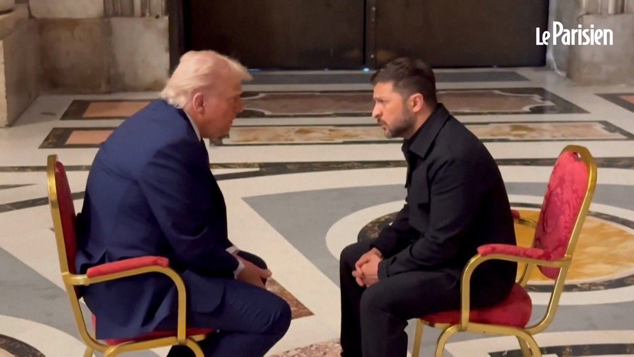 Le tête-à-tête entre Trump et Zelensky en marge des funérailles du pape